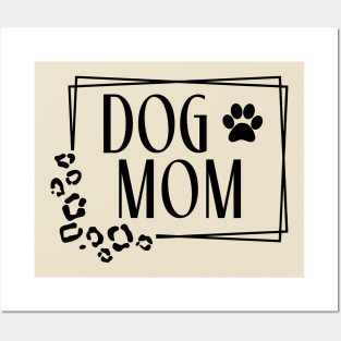 Dog Mom Cheetah Paw Posters and Art